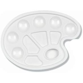 Mischpalette STYLEX, Kunststoff, weiß, 235 x 170 mm