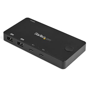 StarTech.com USB C KVM-switch med 2 portar - 4K 60 Hz HDMI