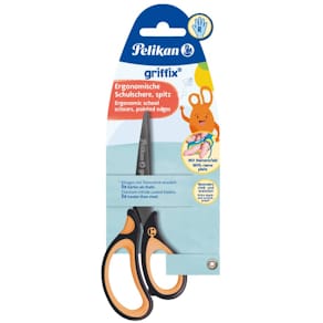 Schulschere Pelikan griffix, rechts, Neon Black