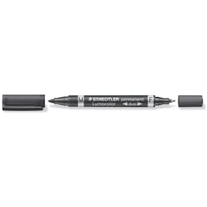 Marker STAEDTLER Lumocolor 0,6–1,5 mm, sort, 10 stk