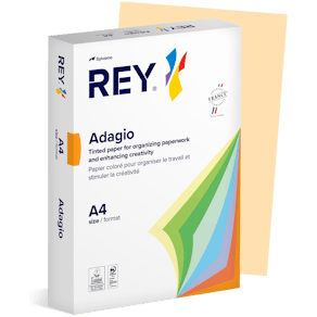 Färgat kopieringspapper Rey Adagio A4 80g 500/fp Sand