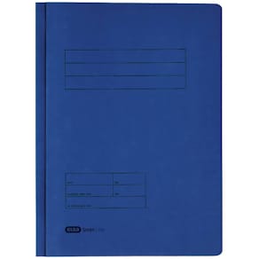 Hefter Elba Zweifalz, A4, blau