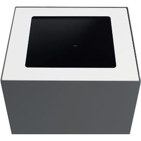 Deksel V-Part top voor modulaire afvalbak 85 l en 90 l, wit