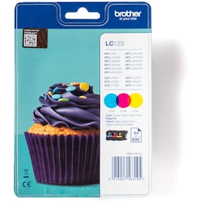 Tintenpatronen Brother, 3 Stück (C/M/Y)