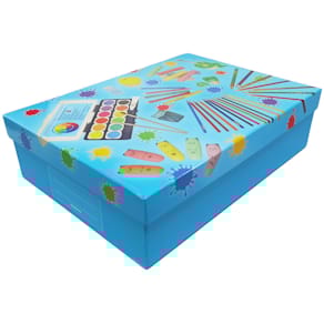 Aufbewahrungsbox DONAU Schulbedarf, bunt, A4