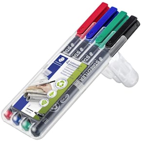 OH-Penna Staedtler Lumocolor, fine, permanent, 4/fp