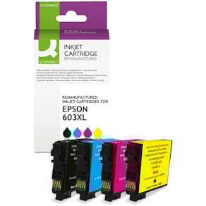 Druckerpatronen Q-CONNECT 603XL MultiPack, schwarz/cyan/magenta/​