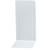 Boekensteun MAUL, metaal, 24x12x24 cm, set van 2, wit