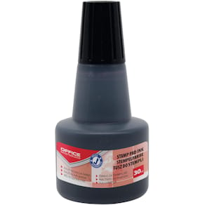 Stempelinkt, zonder olie, 30 ml, zwart