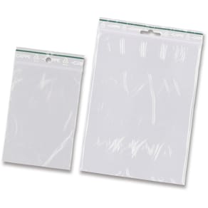 Lynlåspose 50 µm 165x330 mm, LDPE klar uden tryk, 1000 stk