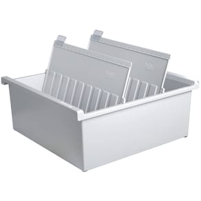Karteitrog HAN DIN A4 quer, lichtgrau, für 1.300 Karten