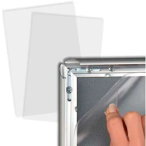 Frontplast 50x70cm Snäppram, 0,5mm