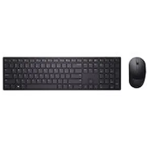 Dell Pro KM5221W - Sats med tangentbord och mus - trådlös - 2.4