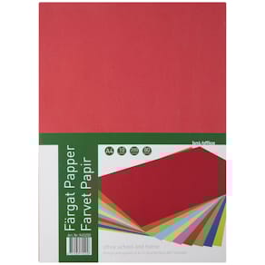 Kopipapir BNT 80 g/m², assorteret, 210x295 mm, 200 ark