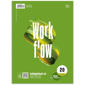 Collegeblock STAUFEN STYLE, A4, 80 Blatt, blanko