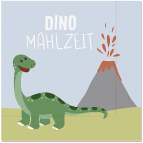 Motivserviette FÜR DICH Kleine Lieblinge Dino