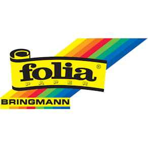 Glanzpapier Folia gummiert, 24x34 cm, 12-farbig sortiert