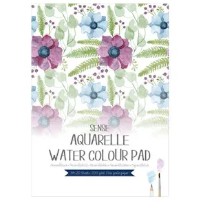 Akvarellblock pad A4 200g 20blad