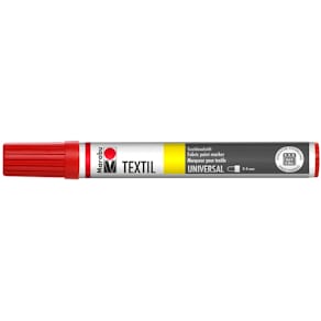 Stoffmalstift Marabu Textil Painter, kirschrot, 2–4 mm