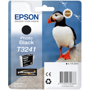 Bläckpatron EPSON C13T32414010 fotosvart