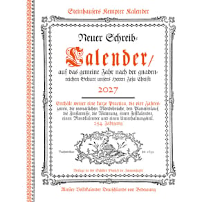Buchkalender Kempter, 1 Monat/2 Seiten