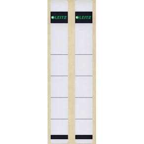 Rückenschild Leitz, kurz, schmal, grau