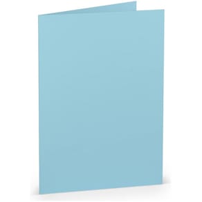 Faltkarte Rössler Paperado, B6 hoch doppelt, aqua