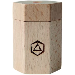 Dosenspitzer Stockmar, doppelt, Holz, braun, 70 mm