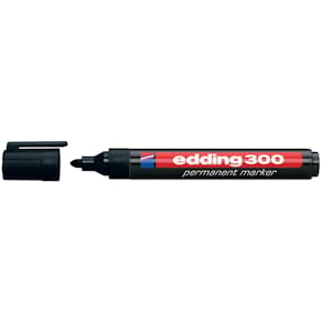 Permanent marker edding 300, zwart