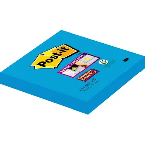 Post-it® Supersticky Notisar Blå, 76x76mm, 6/fp