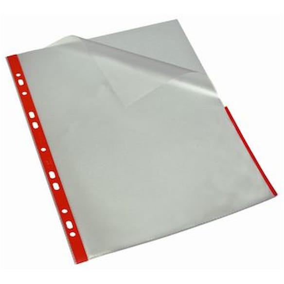 Signallomme BANTEX A4 PP 80my rød (25)