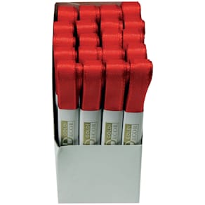 Taftband GOLDINA Basic, 10 mm x 3 m, rot