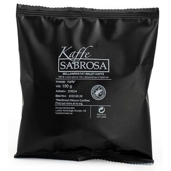 Kaffe SABROSA Mellanrost 100g 64/fp