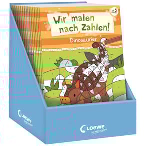 Malbuch LOEWE Wir malen nach Zahlen, 20 x 27 cm, 32 Seiten, ab 5