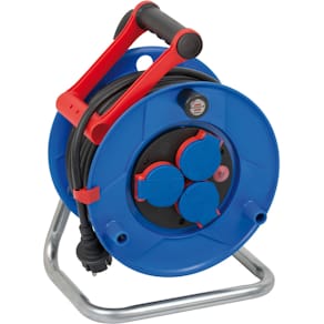 Kabeltrommel Brennenstuhl Garant IP44, 3-fach, 25m, schwarz/blau