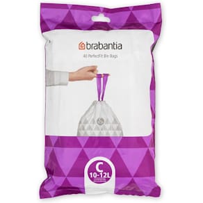 Insatspåse C BRABANTIA 10-12L vit 40/fp