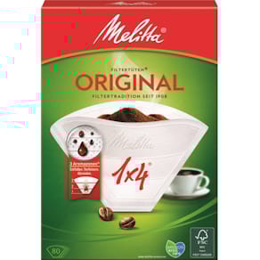Kaffeefilter Melitta Original 1x4 Aromapor, 80 St., naturbraun