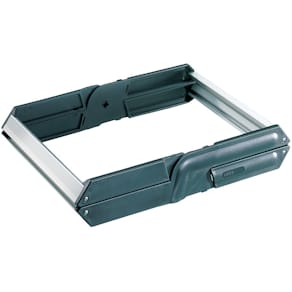 Hängekorb Leitz, 31 cm tief, anthrazit