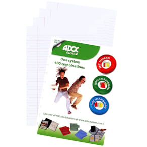 Refill ADOC A5 linjerat