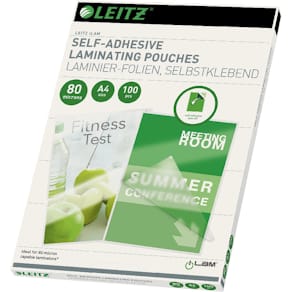 Lamineerhoes Leitz Eva, ft A4, 160 micron (2 x 80 micron), zelfk.