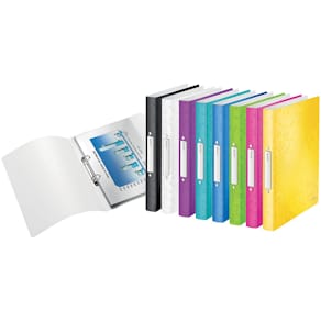 Ringmap Leitz WOW, PP, A4, geassorteerde kleuren