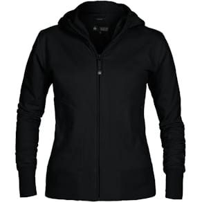 Hoodie zip TEXSTAR WC03 dam svart XL