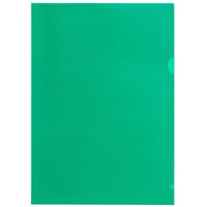 Plastmapp A4 0.15 grön 25/FP
