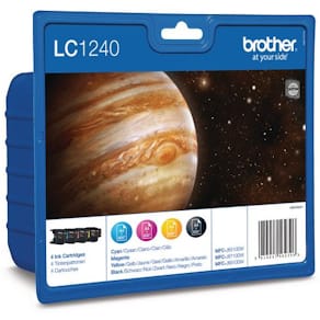 Bläckpatron BROTHER LC1240 bk/c/m/y