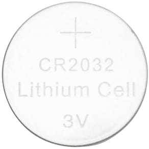 Knopfzellen-Batterie Q-CONNECT CR2032, 4er-Pack, silber