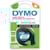 Tape DYMO LetraTAG 12mm plast sort/ hvit