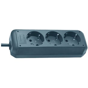 Steckdosenleiste Brennenstuhl Eco-Line, 3-fach, schwarz
