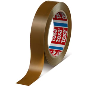 Packband tesa tesapack 4124, PVC, 25mm x 66m, braun