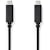 Kabel NEDIS USB-C - USB-C 1m svart