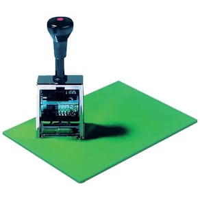 Stempelunterlage Läufer, 17 x 23 cm, grün